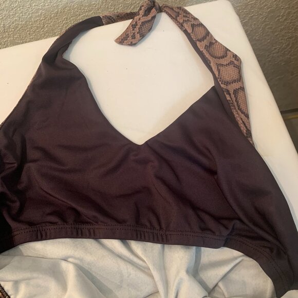 No Boundaries animal print halter dress size L juniors - Picture 7 of 9